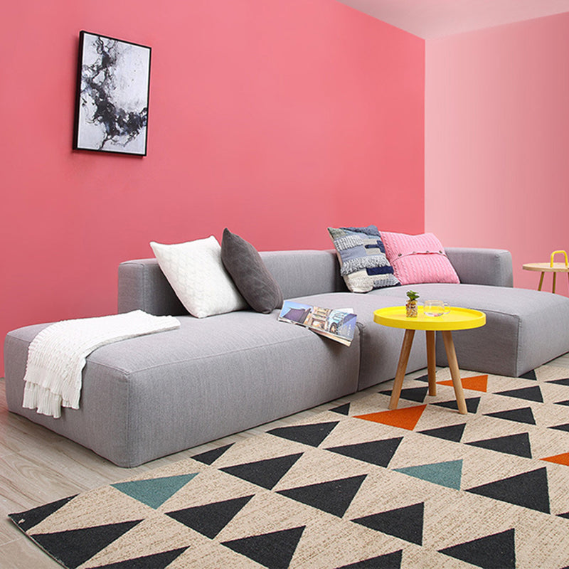 Tessuto grigio Sezione a 5 posti a 5 posti 26,37 "H quadrato sezionale