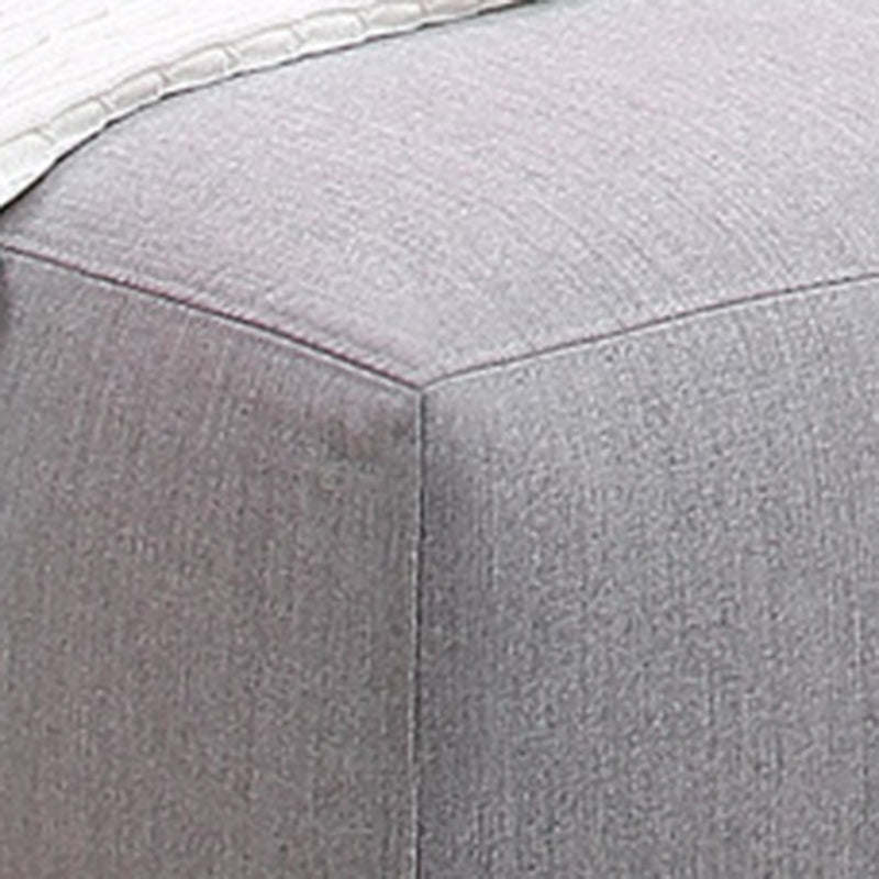 Tessuto grigio Sezione a 5 posti a 5 posti 26,37 "H quadrato sezionale