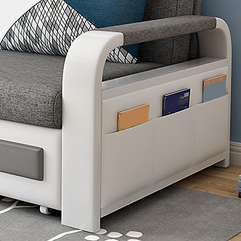 33.46 "H Hedendaagse katoenen blend vierkante armbankbed voor woonkamer