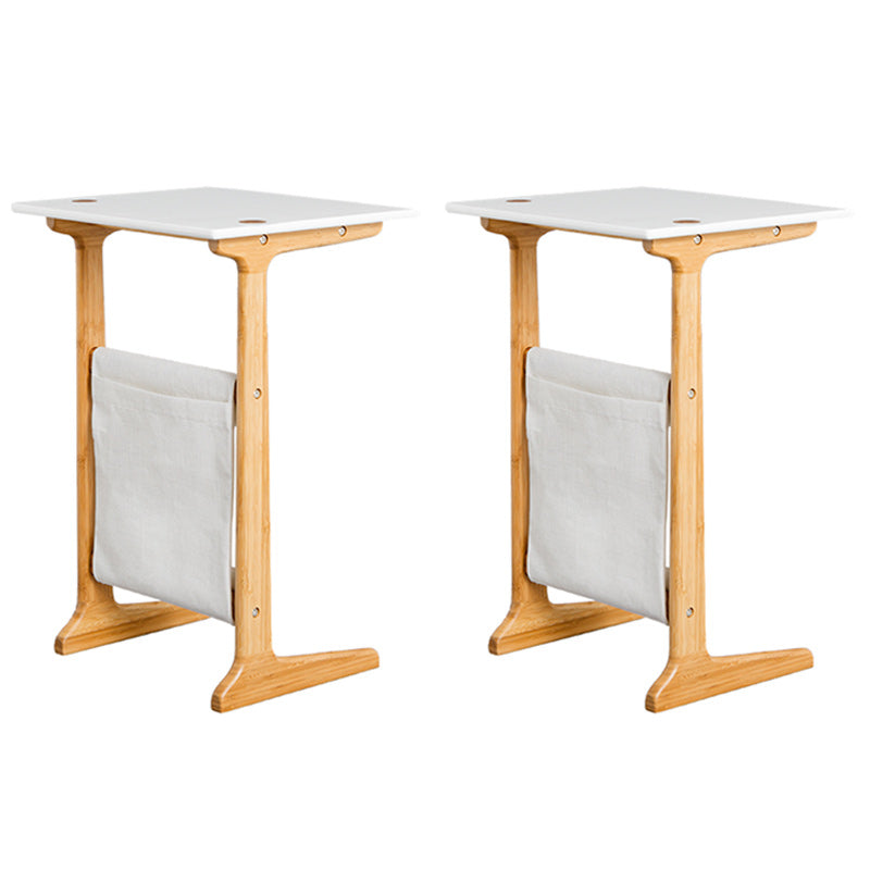 Mesa de esquina modernista Mesa lateral rectangular para sala de estar