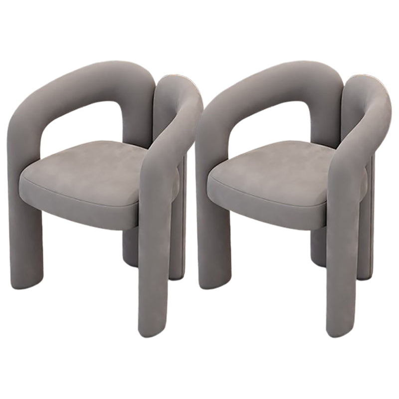 Velvet Barrel chaise 22.04 "Armoiries de large Chaise incluse pour le salon