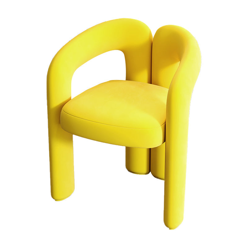 Velvet Barrel chaise 22.04 "Armoiries de large Chaise incluse pour le salon