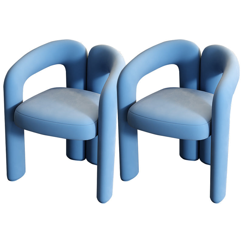 Velvet Barrel chaise 22.04 "Armoiries de large Chaise incluse pour le salon