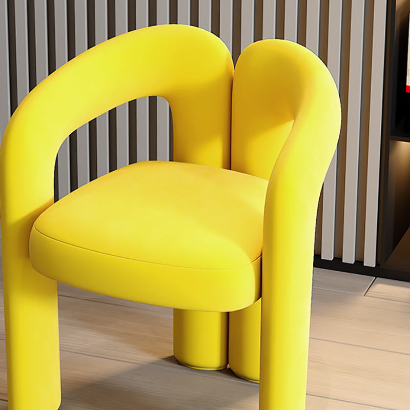 Velvet Barrel chaise 22.04 "Armoiries de large Chaise incluse pour le salon