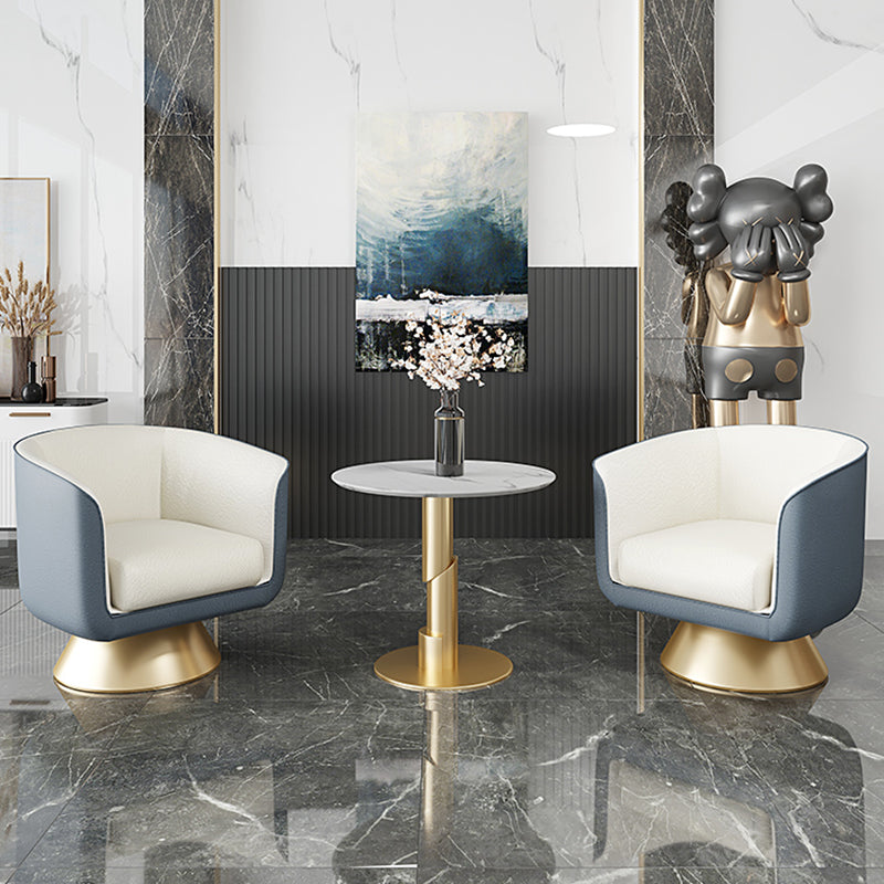 25.59 "brede vatstoel faux lederen armen inbegrepen stoel voor woonkamer