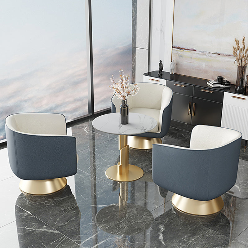 25.59 "brede vatstoel faux lederen armen inbegrepen stoel voor woonkamer