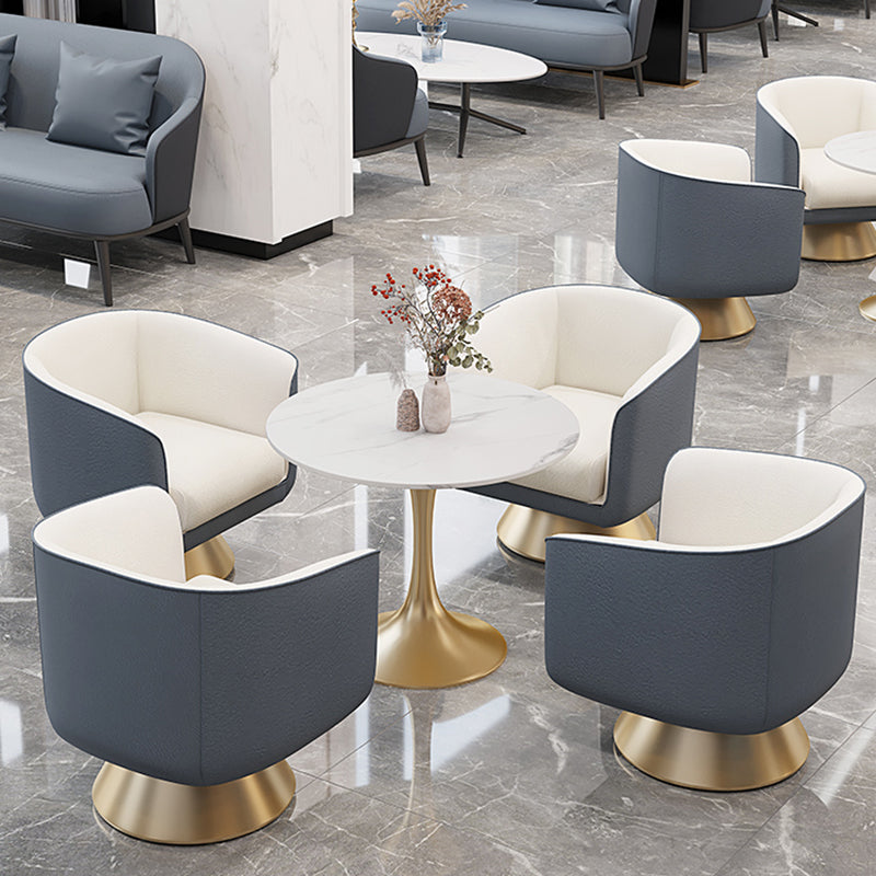 25.59 "brede vatstoel faux lederen armen inbegrepen stoel voor woonkamer