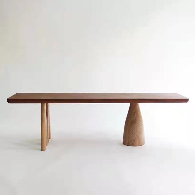 Rectangular Solid Wood Dining Table Modern Brown Furniture with Tripod Base for Home Use Clearhalo 'Dining Tables & Seating' 'Dining Tables' 'dining_table' 'furn' 'furn_dining_table' 'Furniture' 'Kitchen & Dining Furniture' 6056627