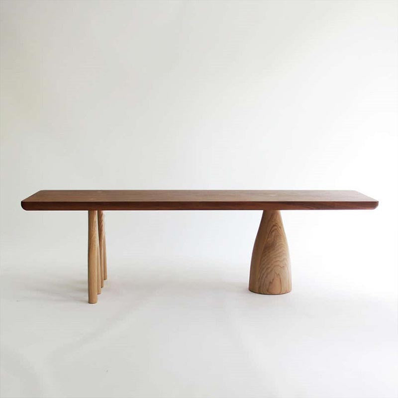 Rectangular Solid Wood Dining Table Modern Brown Furniture with Tripod Base for Home Use Clearhalo 'Dining Tables & Seating' 'Dining Tables' 'dining_table' 'furn' 'furn_dining_table' 'Furniture' 'Kitchen & Dining Furniture' 6056630