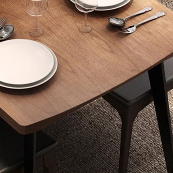 Rechteck Esstisch Kiefer Massivholz Esstisch mit Schlittenbasis