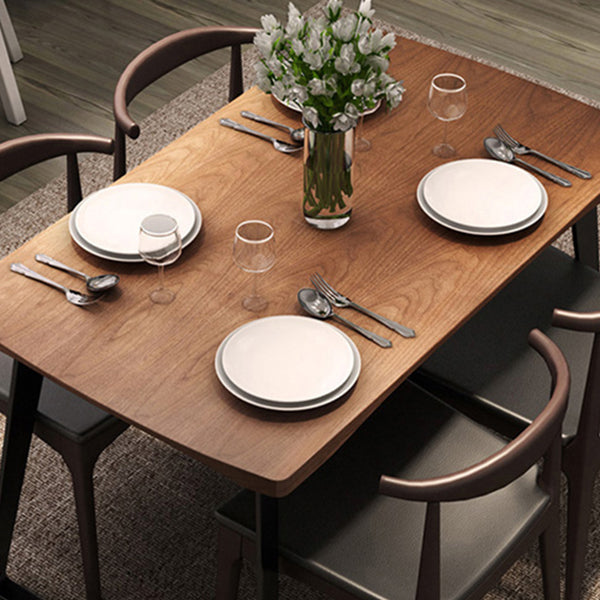 Rechteck Esstisch Kiefer Massivholz Esstisch mit Schlittenbasis