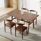 Table à manger rectangulaire en panneaux de fibres de densité moyenne, pour salle à manger