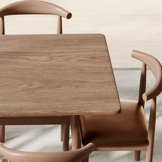 Table à manger rectangulaire en panneaux de fibres de densité moyenne, pour salle à manger