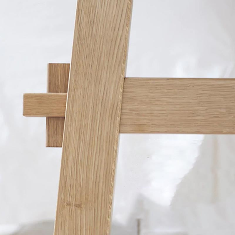 Rechteckige Trestle Basis Esstisch moderne massive Holz natürliche Möbel für das Restaurant