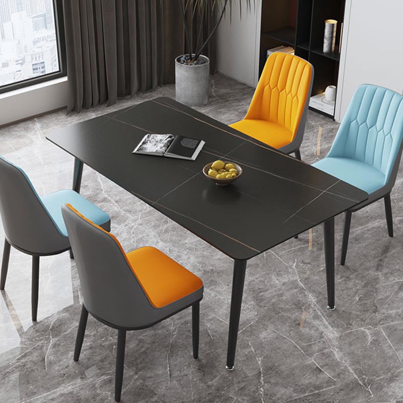 Industriestein Esstisch Rechteck Esstisch mit 4 Beinen