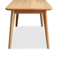 Rectangular Solid Wood Dining Table Modern Furniture with 4 Legs for Home