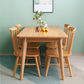 Rectangular Solid Wood Dining Table Modern Furniture with 4 Legs for Home