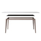 Modern Rectangle Dining Table 4 Legs Dining Table for Kitchen