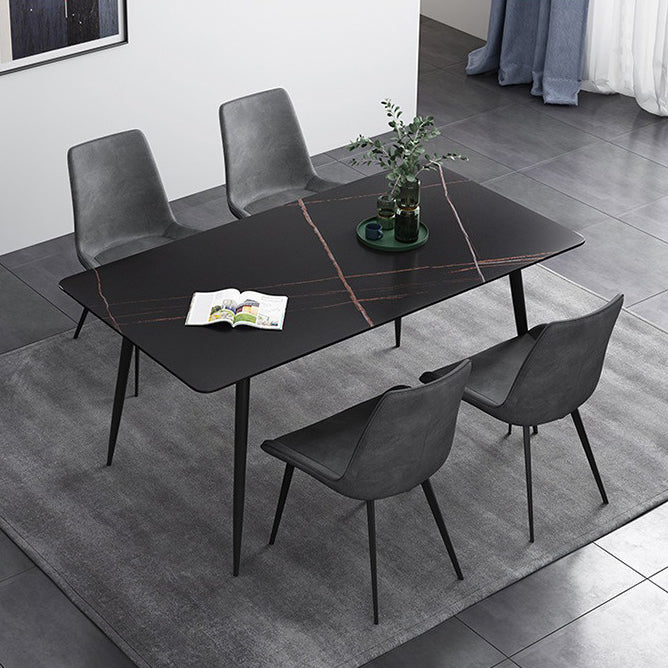 Rectangle Stone Dining Table Contemporary Dining Table for Dining Room