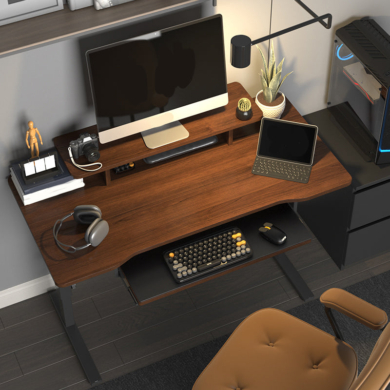 Escritorio de pie de casa contemporáneo escritorio de madera de pie ajustable