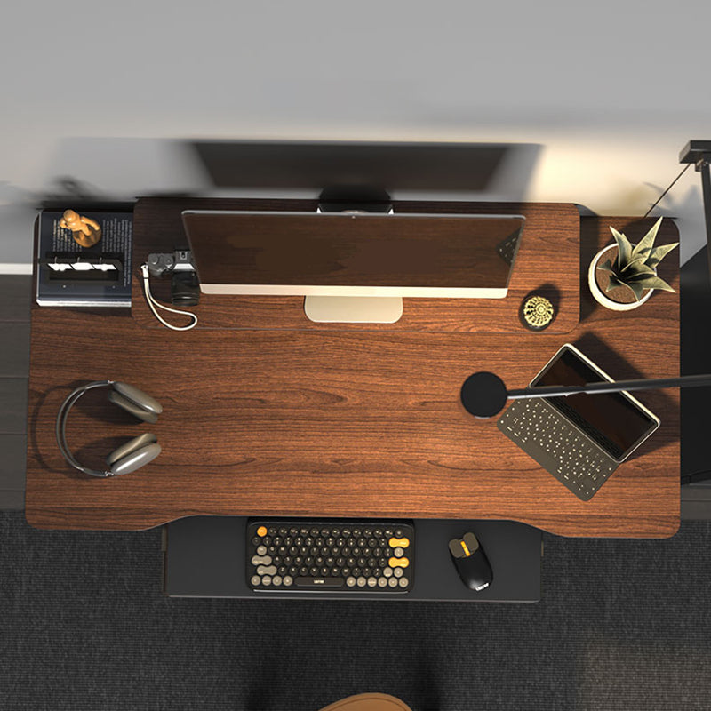 Escritorio de pie de casa contemporáneo escritorio de madera de pie ajustable