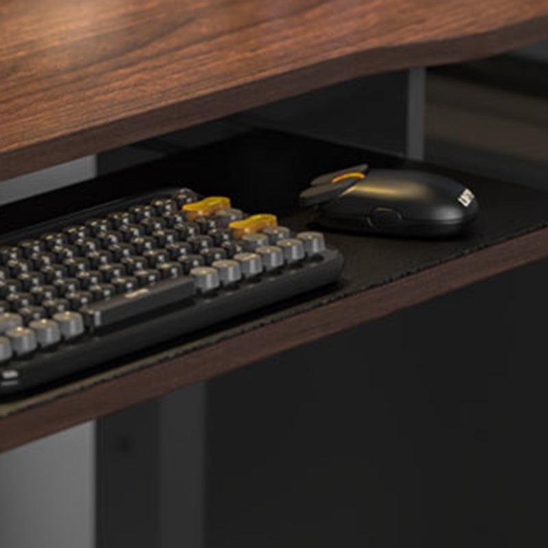 Escritorio de pie de casa contemporáneo escritorio de madera de pie ajustable