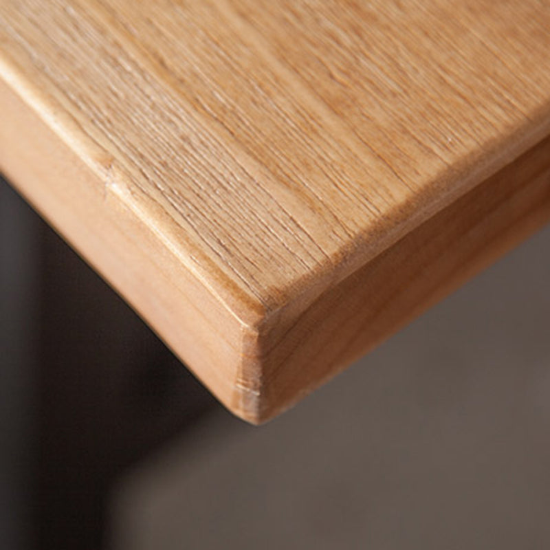 Rectangular Solid Wood Writing Desk Industrial Meeting Desk for Office Clearhalo 'furn' 'furn_office_desk' 'Furniture' 'Office Desks' 'Office Furniture' 'office_desk' 6057991