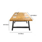Rectangular Solid Wood Writing Desk Industrial Meeting Desk for Office Clearhalo 'furn' 'furn_office_desk' 'Furniture' 'Office Desks' 'Office Furniture' 'office_desk' 6058001