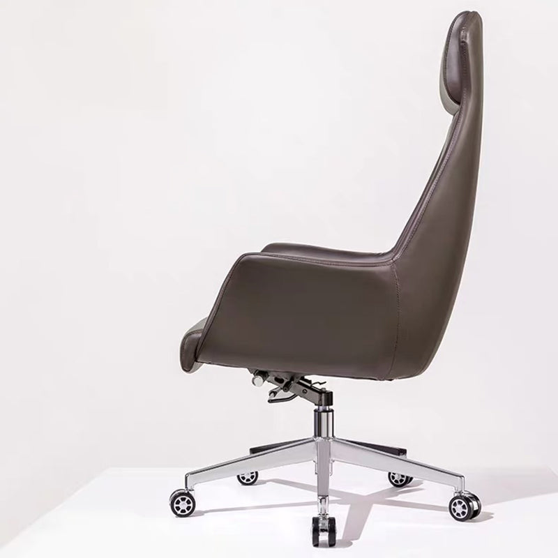 Fauteuil de direction à dossier haut, chaise de direction ergonomique contemporaine