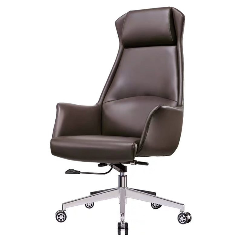 Fauteuil de direction à dossier haut, chaise de direction ergonomique contemporaine