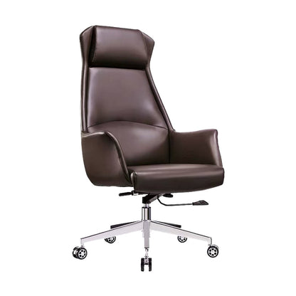Fauteuil de direction à dossier haut, chaise de direction ergonomique contemporaine