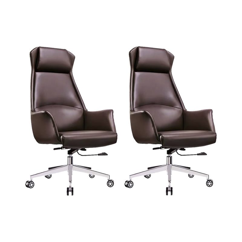 Fauteuil de direction à dossier haut, chaise de direction ergonomique contemporaine
