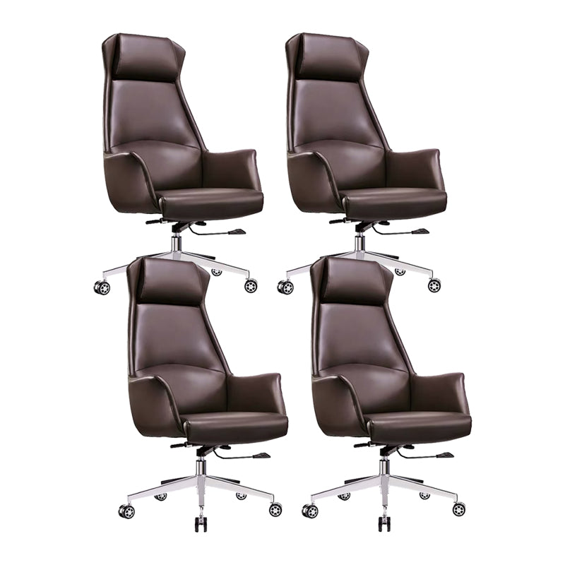 Fauteuil de direction à dossier haut, chaise de direction ergonomique contemporaine
