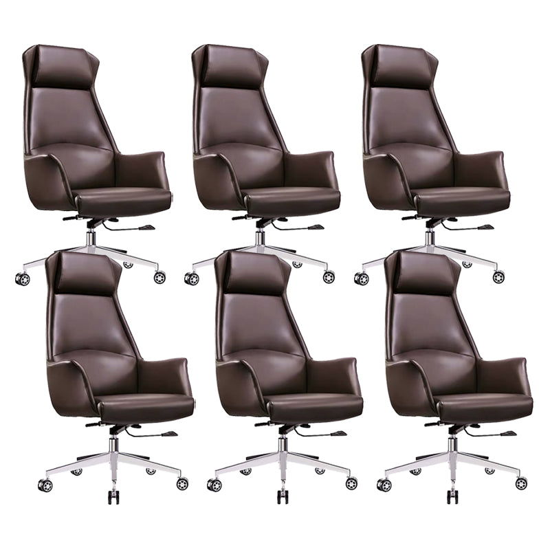 Fauteuil de direction à dossier haut, chaise de direction ergonomique contemporaine