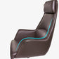 Fauteuil de direction à dossier haut, chaise de direction ergonomique contemporaine