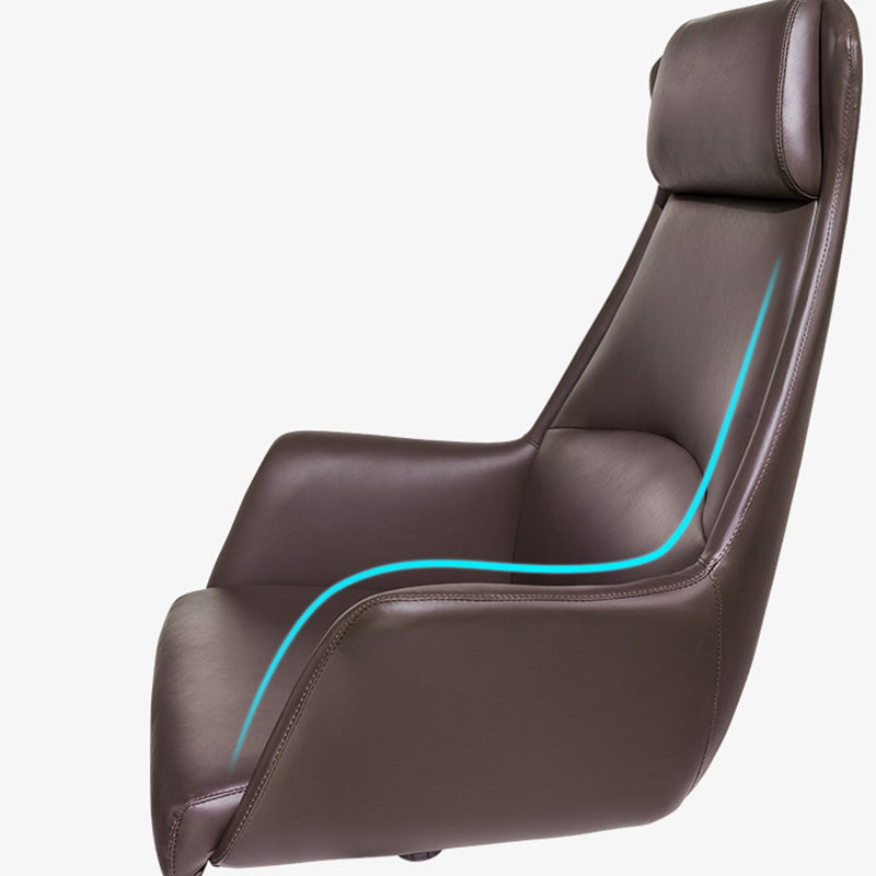 Fauteuil de direction à dossier haut, chaise de direction ergonomique contemporaine