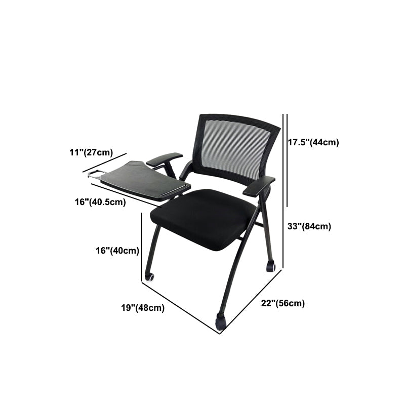 Silla ergonómica contemporánea para invitados Silla para conferencias con respaldo medio
