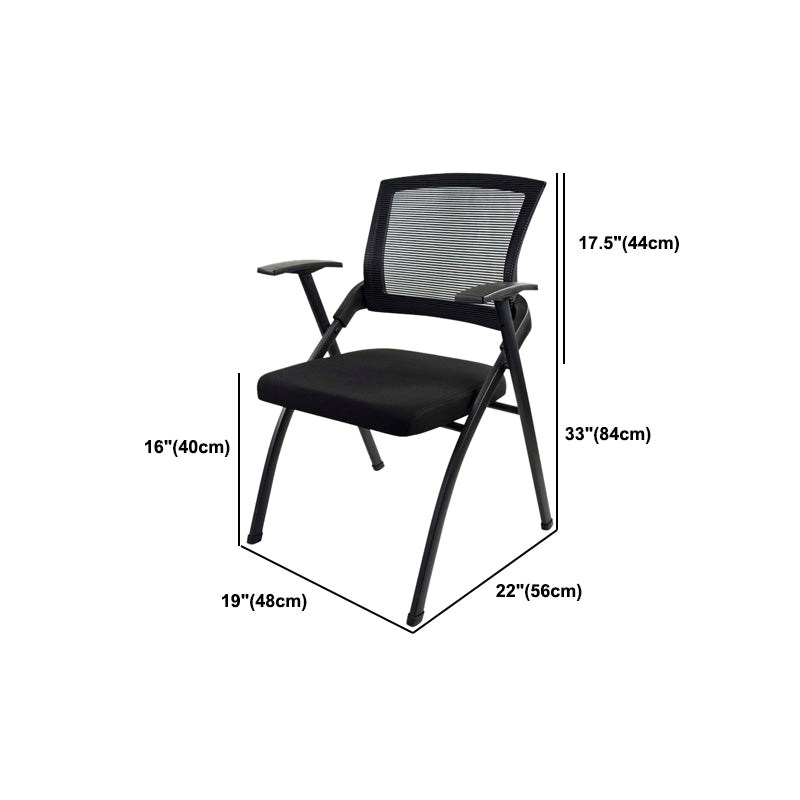 Silla ergonómica contemporánea para invitados Silla para conferencias con respaldo medio