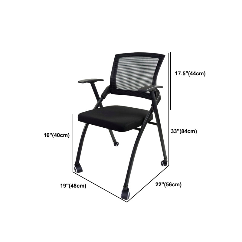 Silla ergonómica contemporánea para invitados Silla para conferencias con respaldo medio