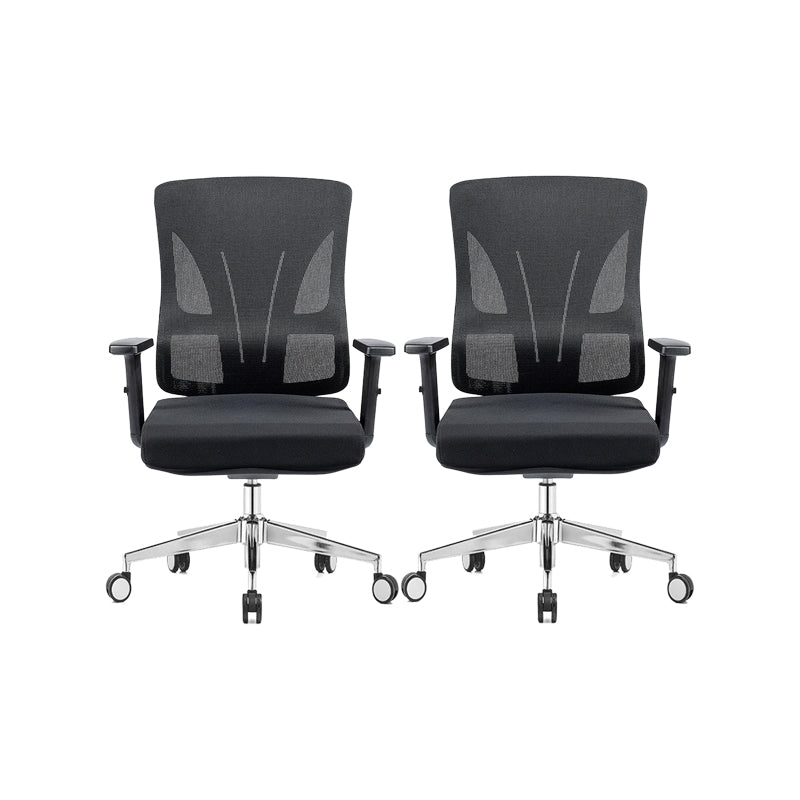 Einstellbare Waffen Office Stuhl Mikrofaser Schreibtisch Hochrücken Atmungsfreier luftgoromisch Ergonomisch