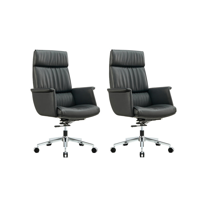 Chaise de direction contemporaine à dossier haut, chaise de bureau exécutif