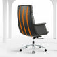 Chaise de direction contemporaine à dossier haut, chaise de bureau exécutif