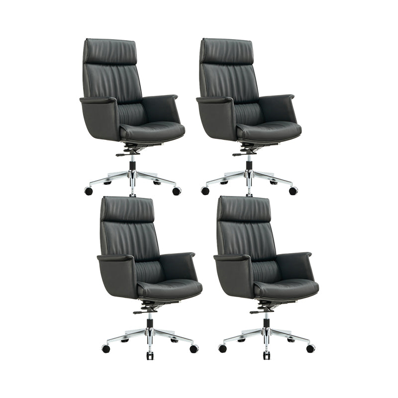 Chaise de direction contemporaine à dossier haut, chaise de bureau exécutif