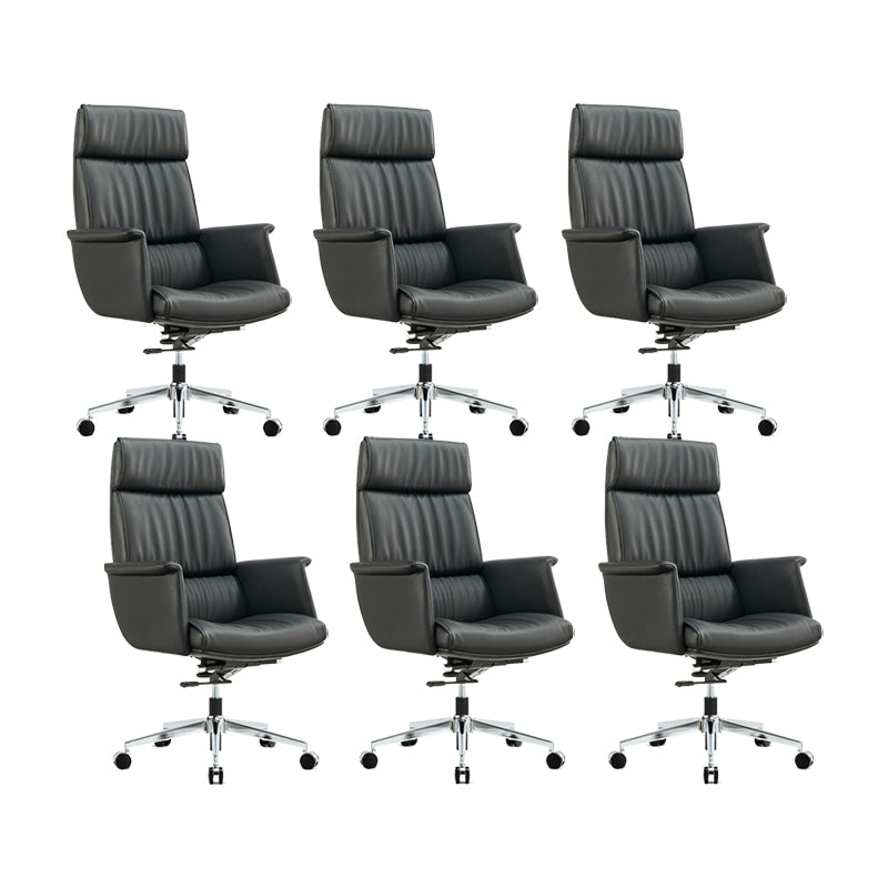 Chaise de direction contemporaine à dossier haut, chaise de bureau exécutif