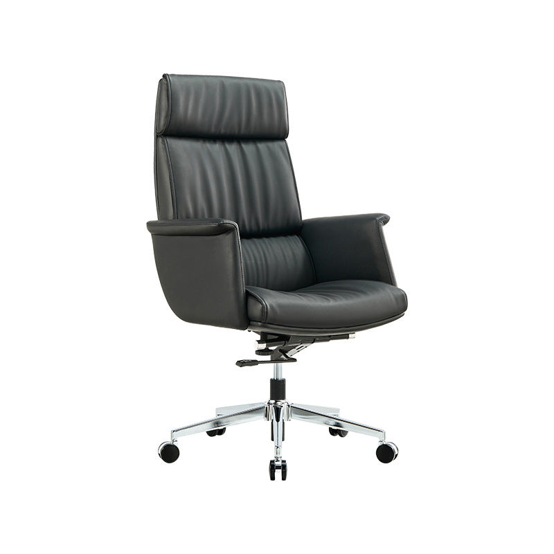 Chaise de direction contemporaine à dossier haut, chaise de bureau exécutif