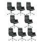 Chaise de direction contemporaine à dossier haut, chaise de bureau exécutif