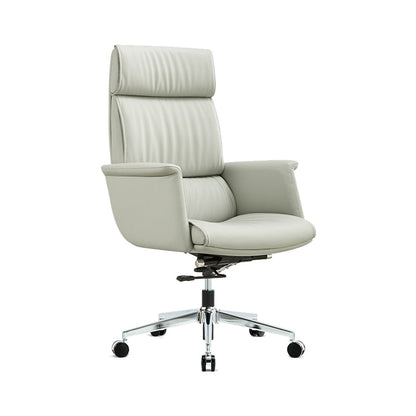 Chaise de direction contemporaine à dossier haut, chaise de bureau exécutif