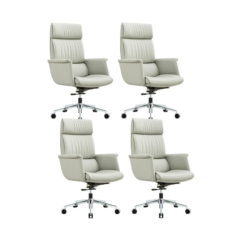 Chaise de direction contemporaine à dossier haut, chaise de bureau exécutif