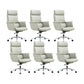 Chaise de direction contemporaine à dossier haut, chaise de bureau exécutif
