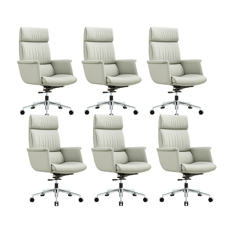 Chaise de direction contemporaine à dossier haut, chaise de bureau exécutif